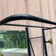 Mid-Century Modern wall coat rack from the 1950s.