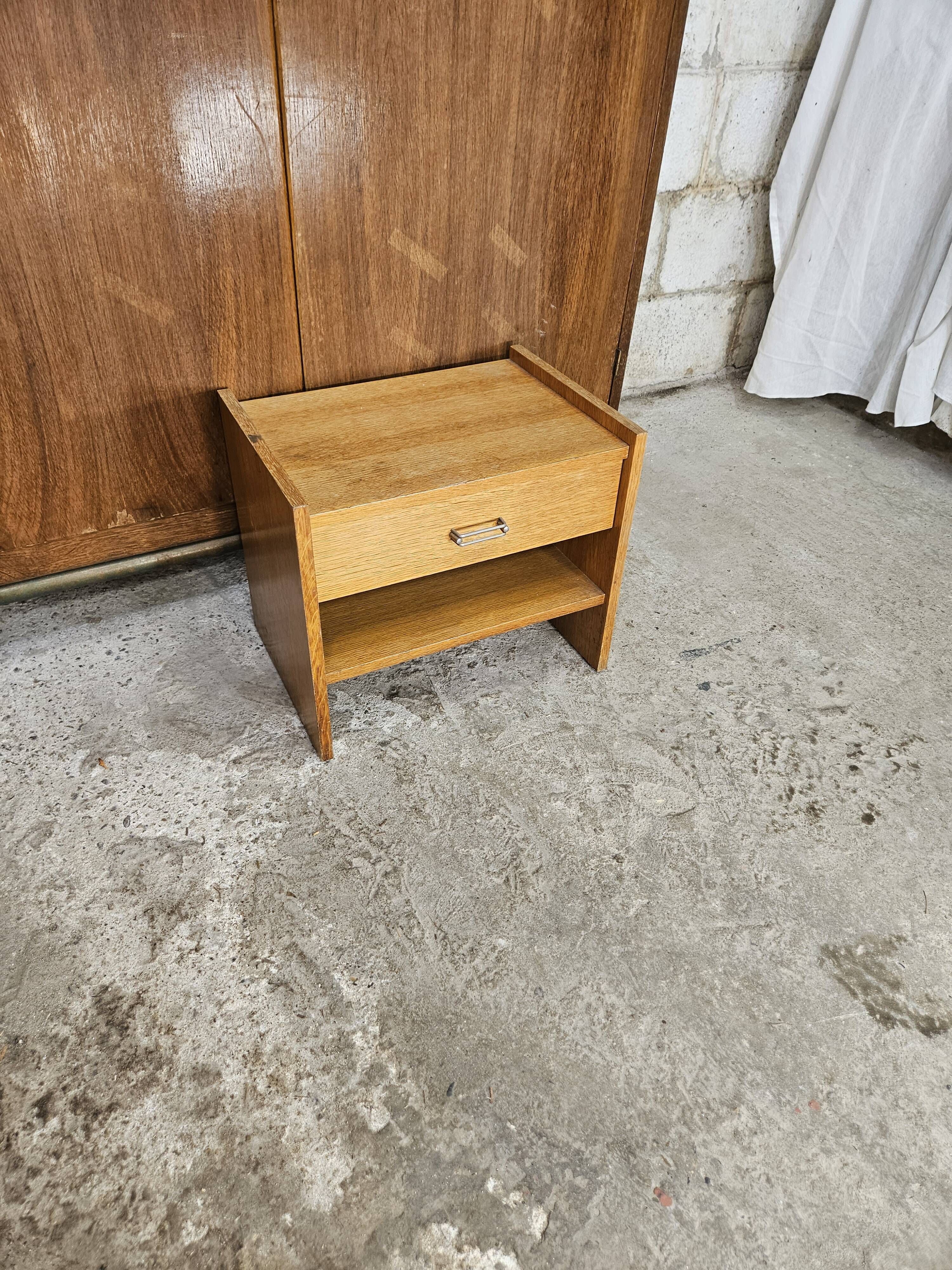 Scandinavian style bedside table 1960