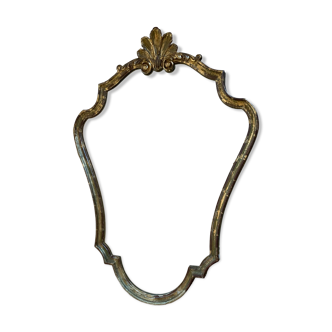 Miroir baroque ancien h90cm