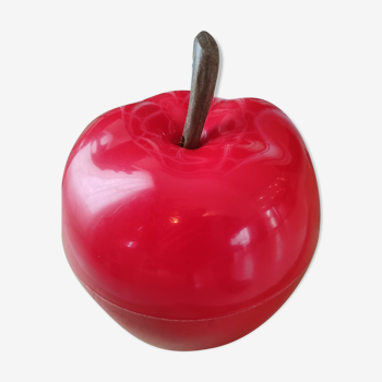 Vintage apple-shaped ice bucket