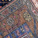 Vintage Afghan Baluch handmade carpet 87cm x 141cm 1940s