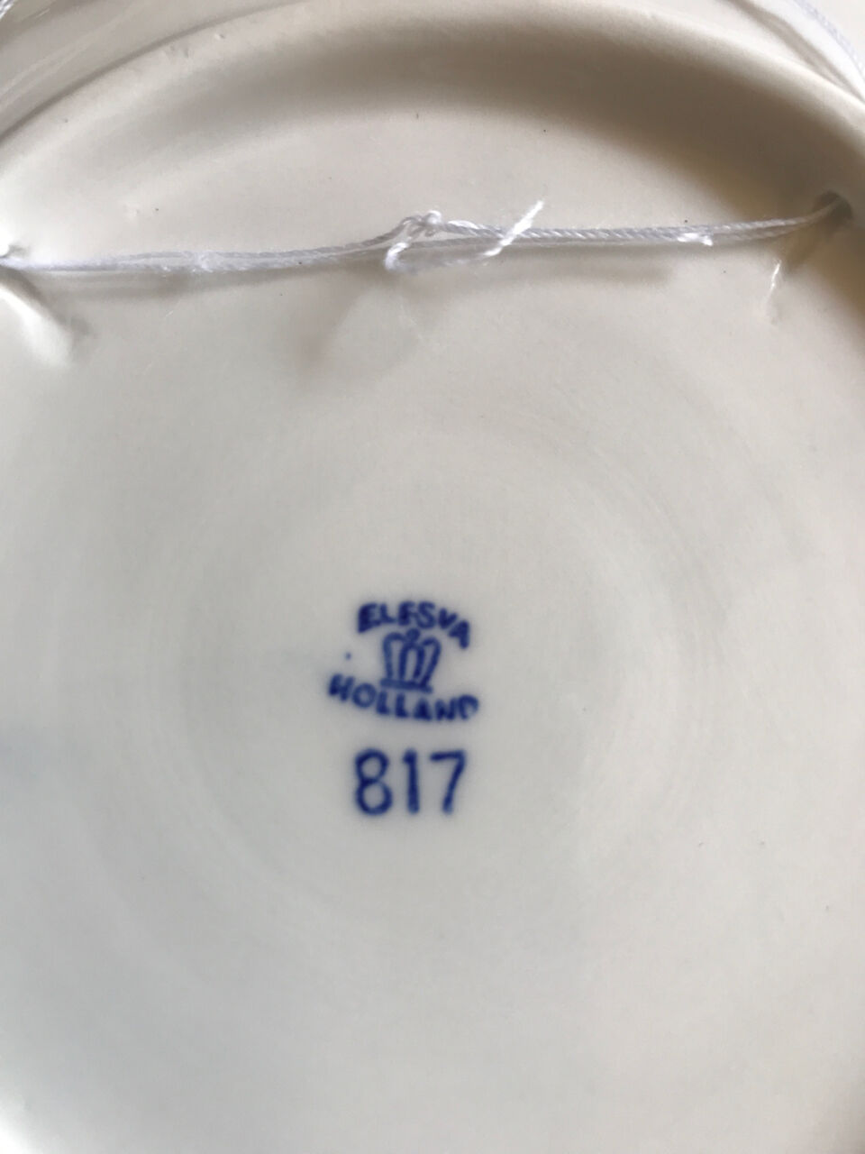 Decorative plate Delft Blue Elesva Holland