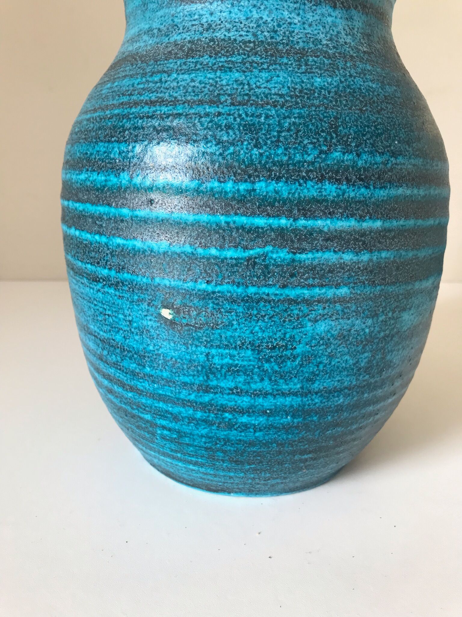 Vase céramique  série gauloise par accolay vintage années 60