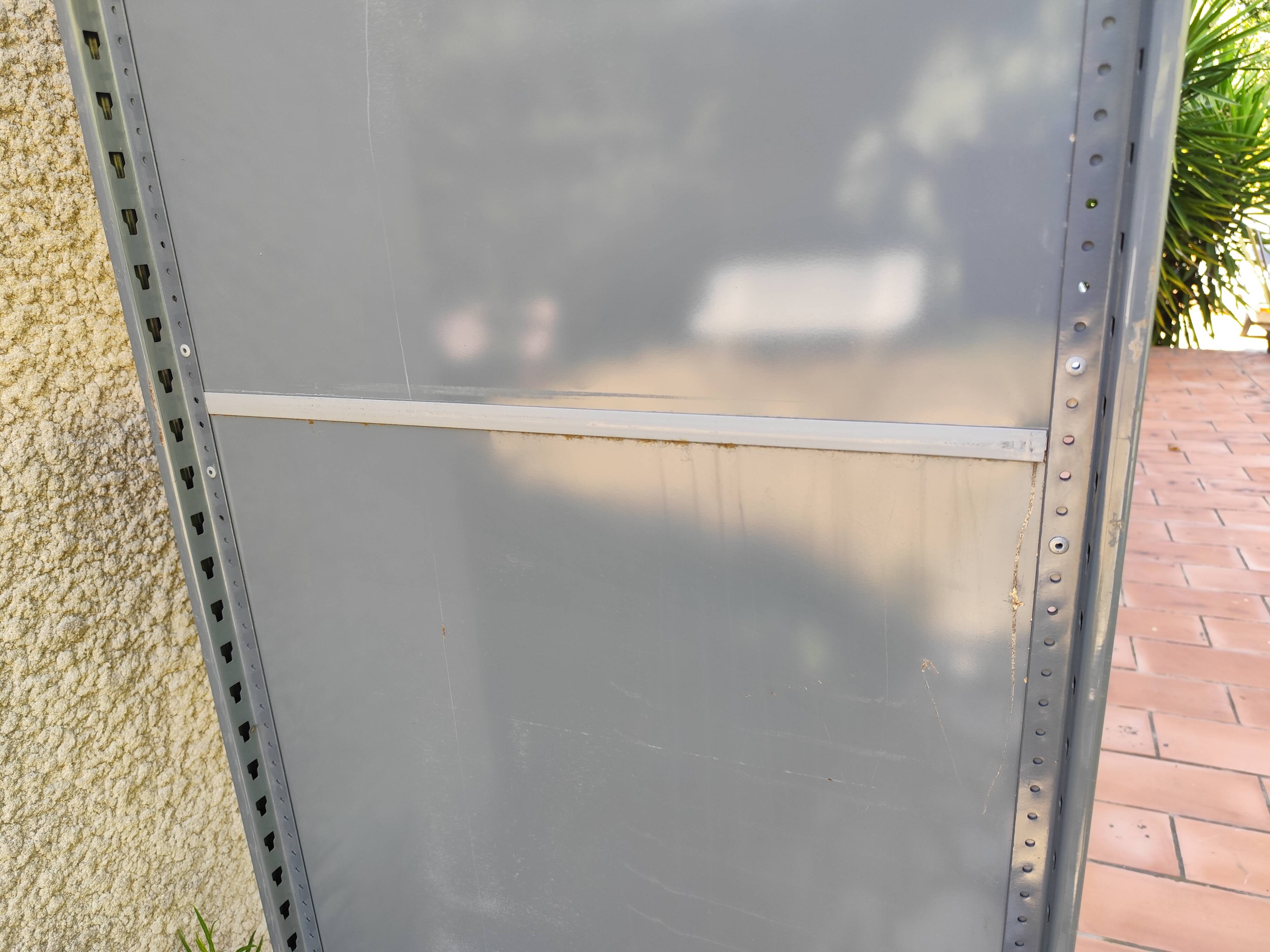 Vintage Dexion modular industrial shelving