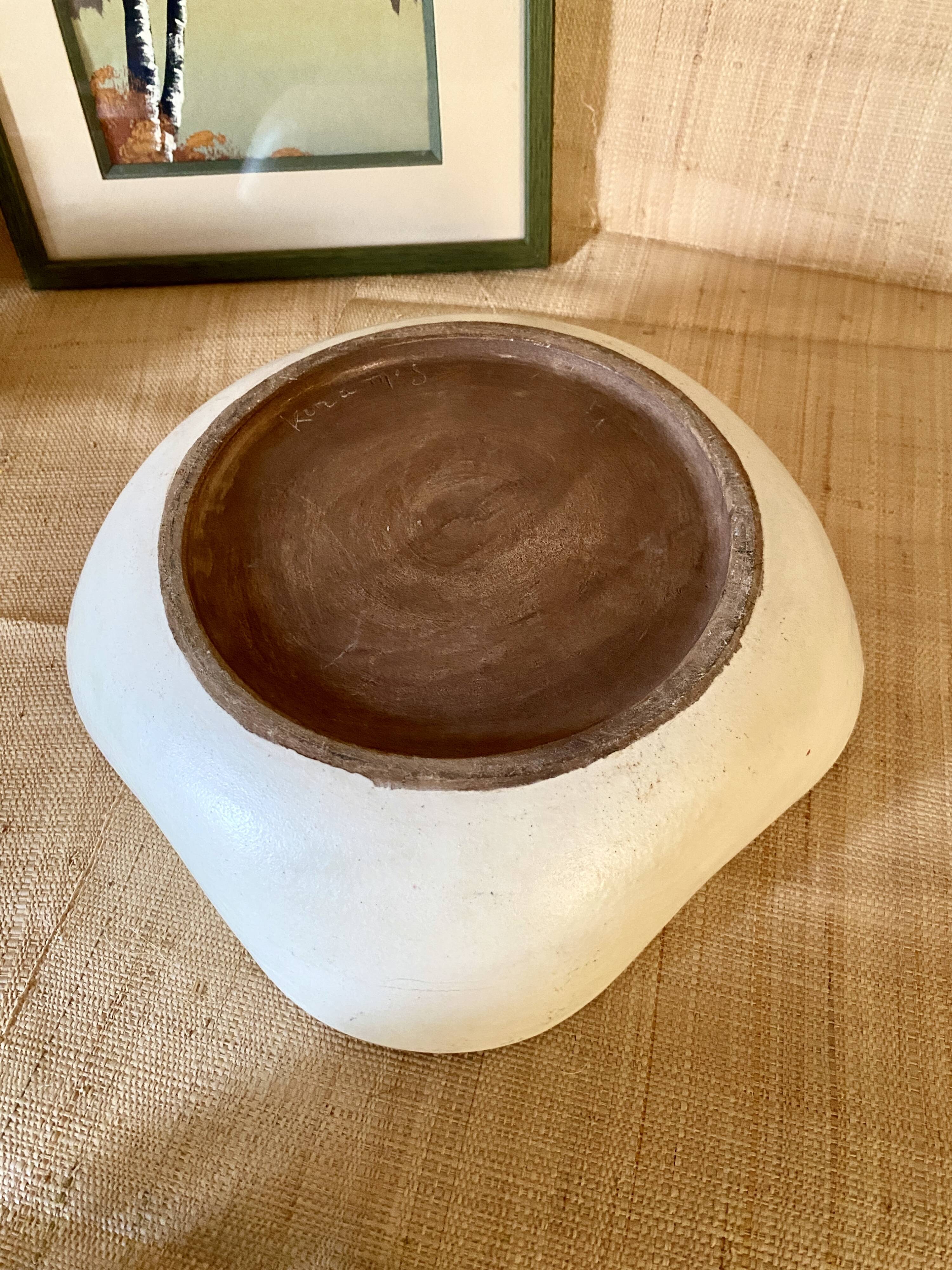 Sèvres Keramos salad bowl, 1950-60