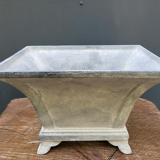 Cast iron jardiniere grey planter