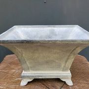 Cast iron jardiniere grey planter