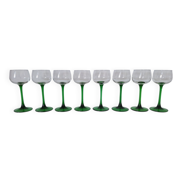Verres à vin blanc d'Alsace