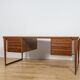 Model 70 desk in teak by Kai Kristiansen for Feldballes Møbelfabrik, Denmark, 1960s
