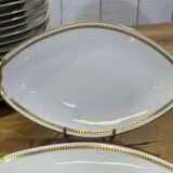 Service en porcelaine de Limoges - 107 pièces - années 1960