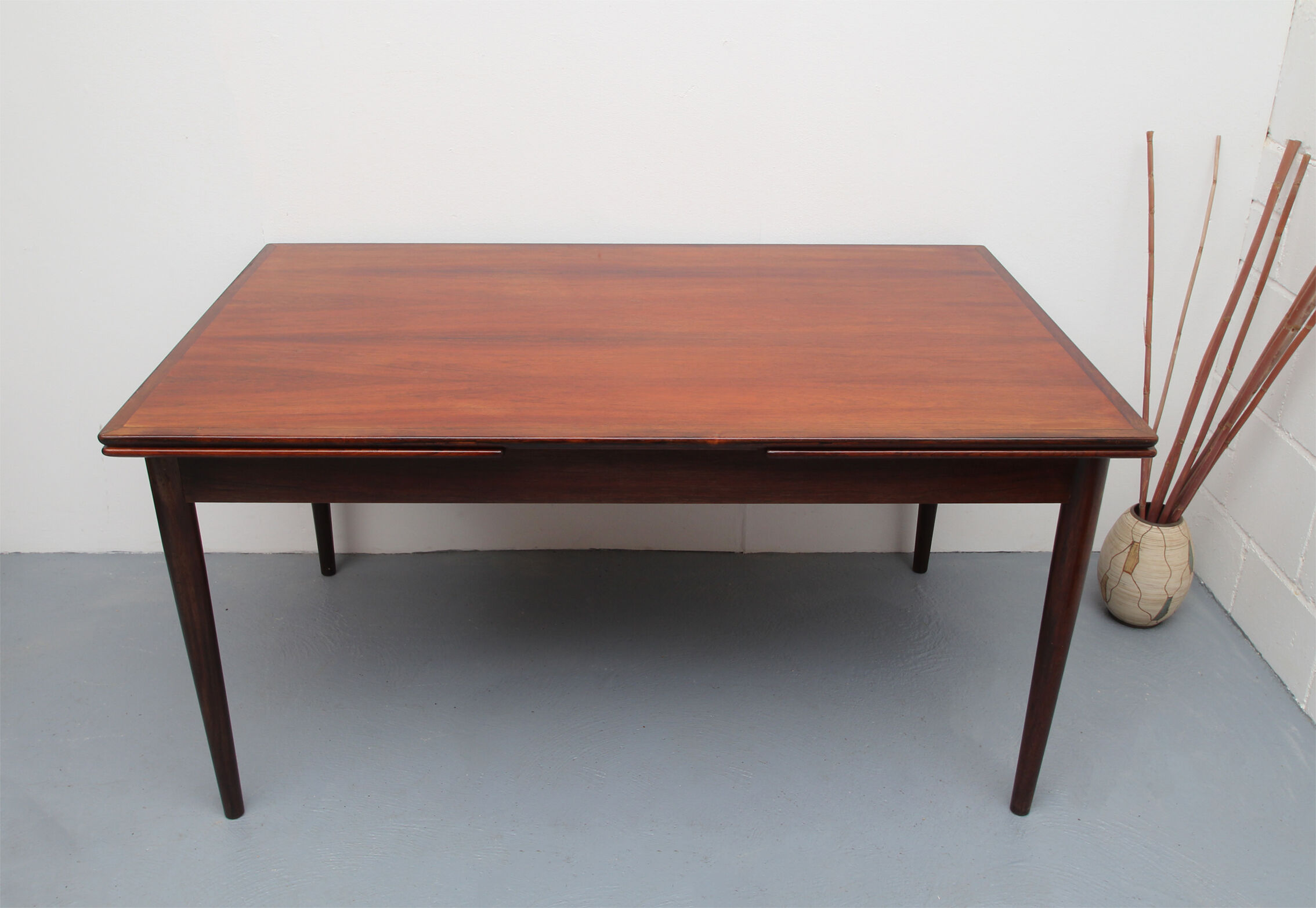 1960s extendible dining table XL in rosewood