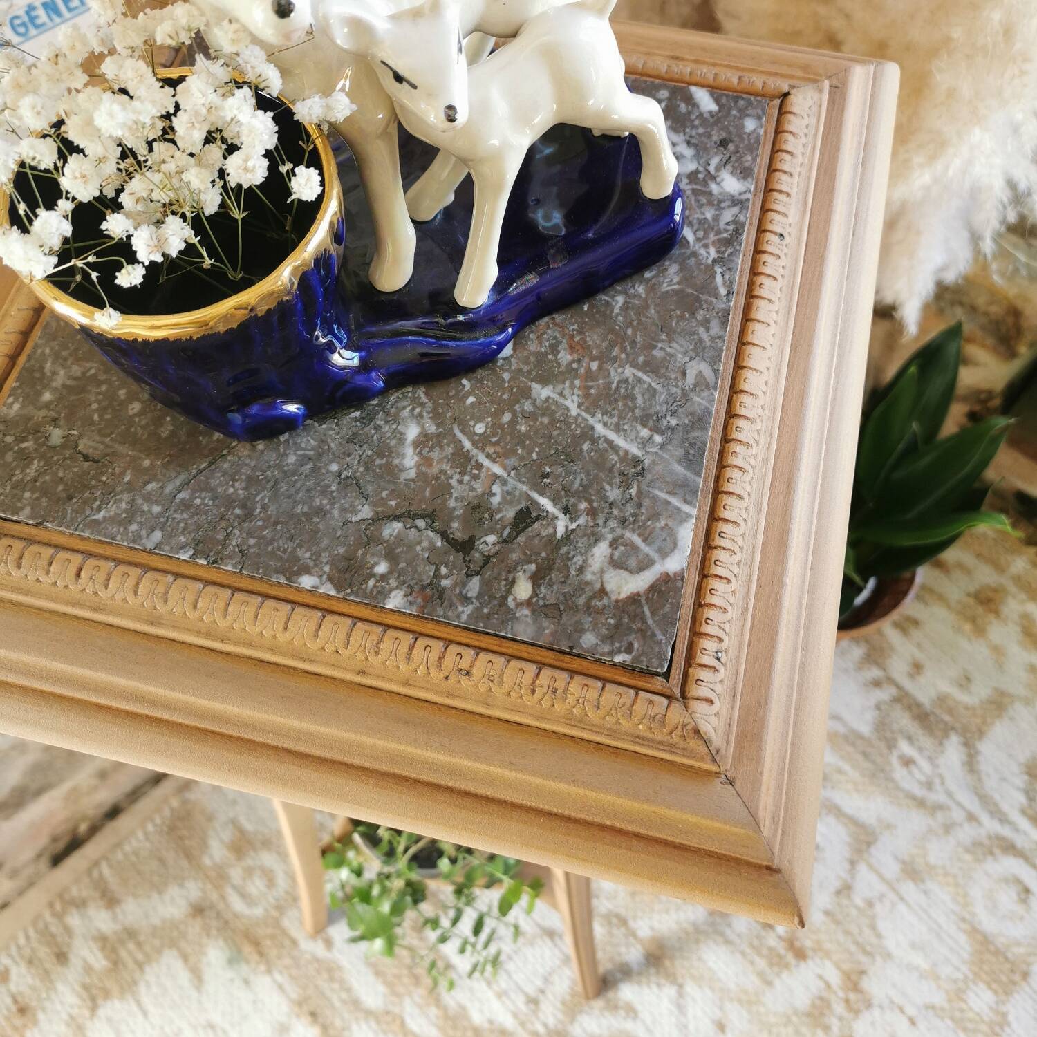 Art Deco tall plant stand