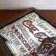 Vintage Coca Cola advertising mirror - Bar decoration - 22.5 x 32.5