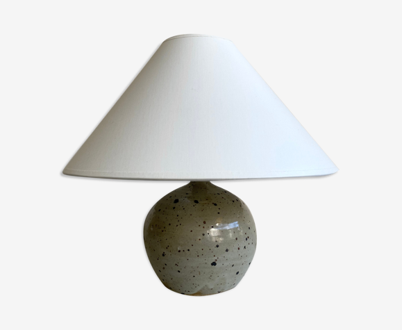 Lampe en grès pyrité signée Baudat, années 1960