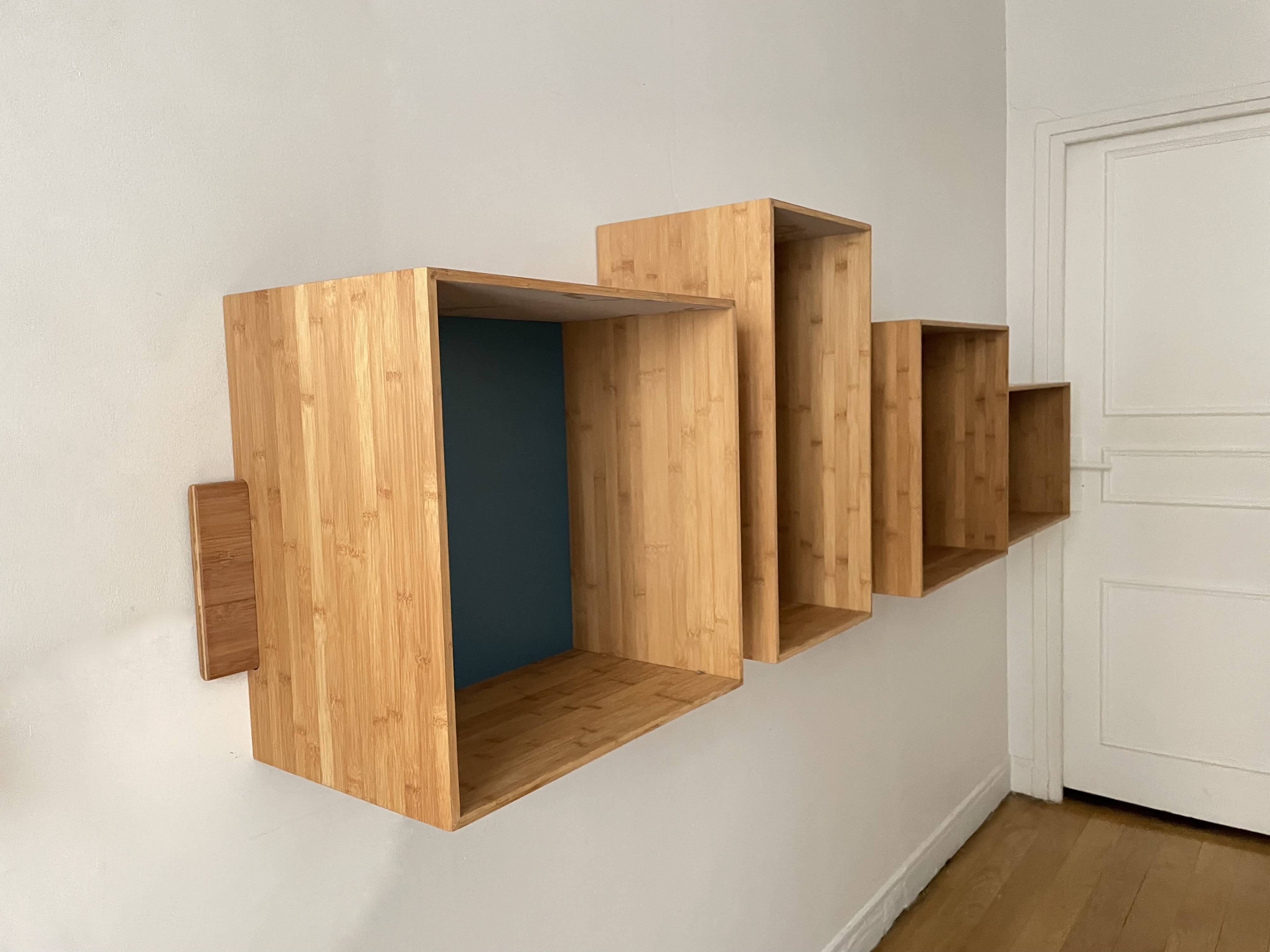 Large designer bookcase from the Danish brand We do Wood