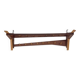 Vintage Wall Coat Rack in Two-tone Wood by Electrimeufa, 1960s – With Coat Hangers