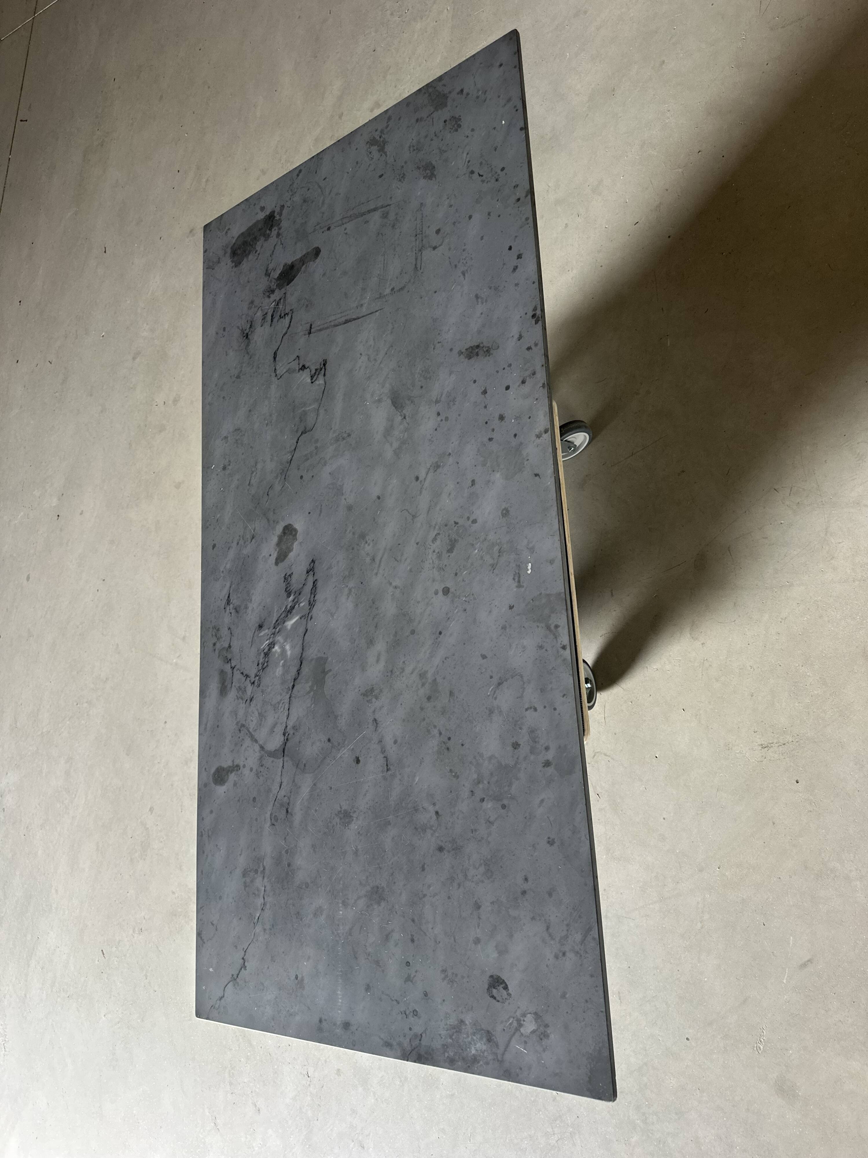 Grey marble coffee table