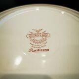 Set of 6 dessert plates and the Villeroy & Boch Rusticana serving dish