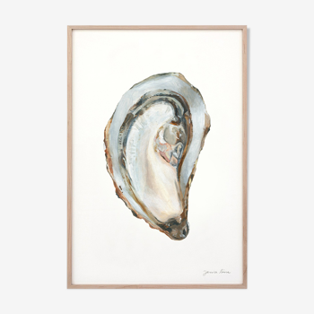 "Clauda", l'huître, tirage d'art 21/29,7 cm