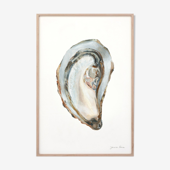 "Clauda", the oyster, art print 21/29.7 cm