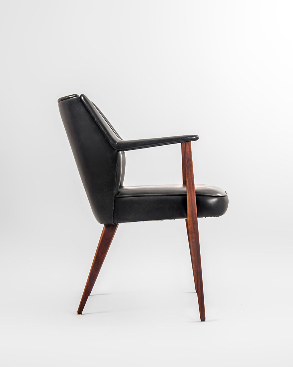 Mid century teak armchair