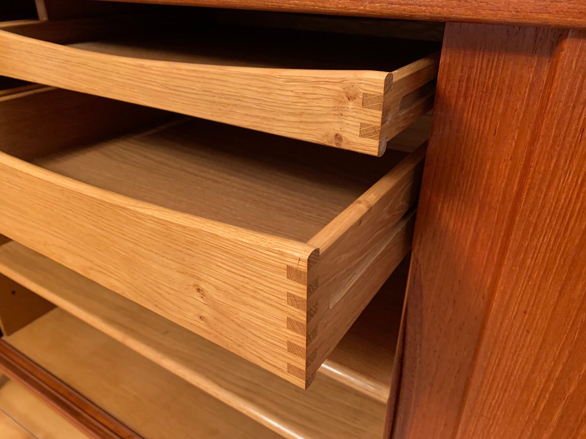 Sideboard by Henning Kjaernulf for Bruno Hansen Denmark 1960s