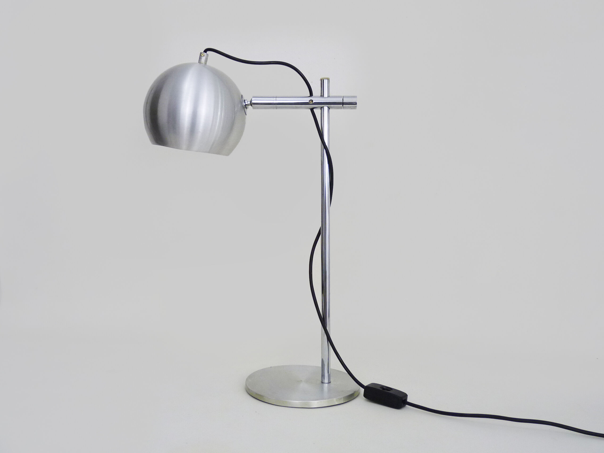 Desk lamp vintage eyeball france, adjustable globe. circa 1970'