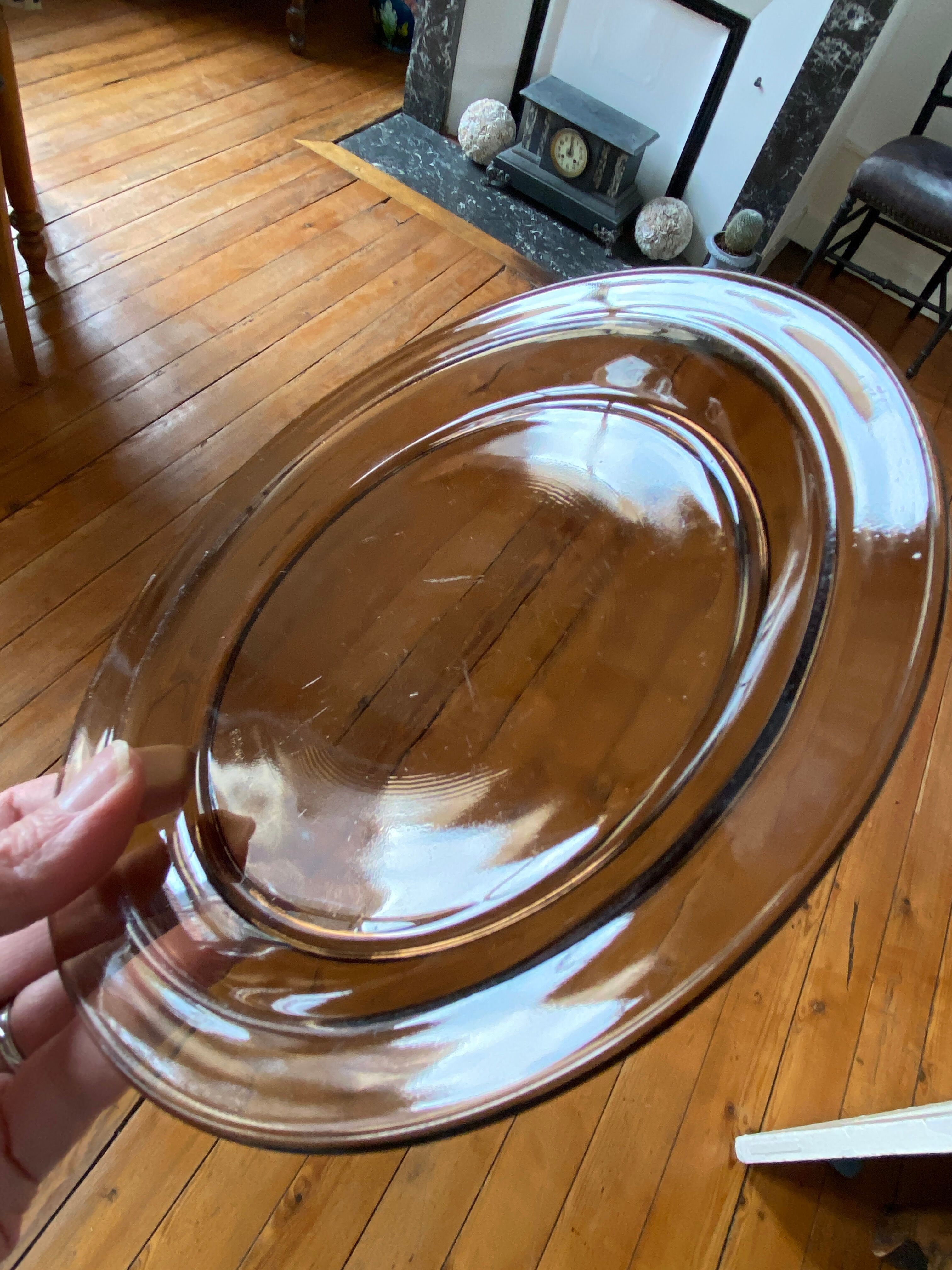 Set of 6 Vereco dessert plates