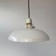 Old vintage opaline pendant lamp