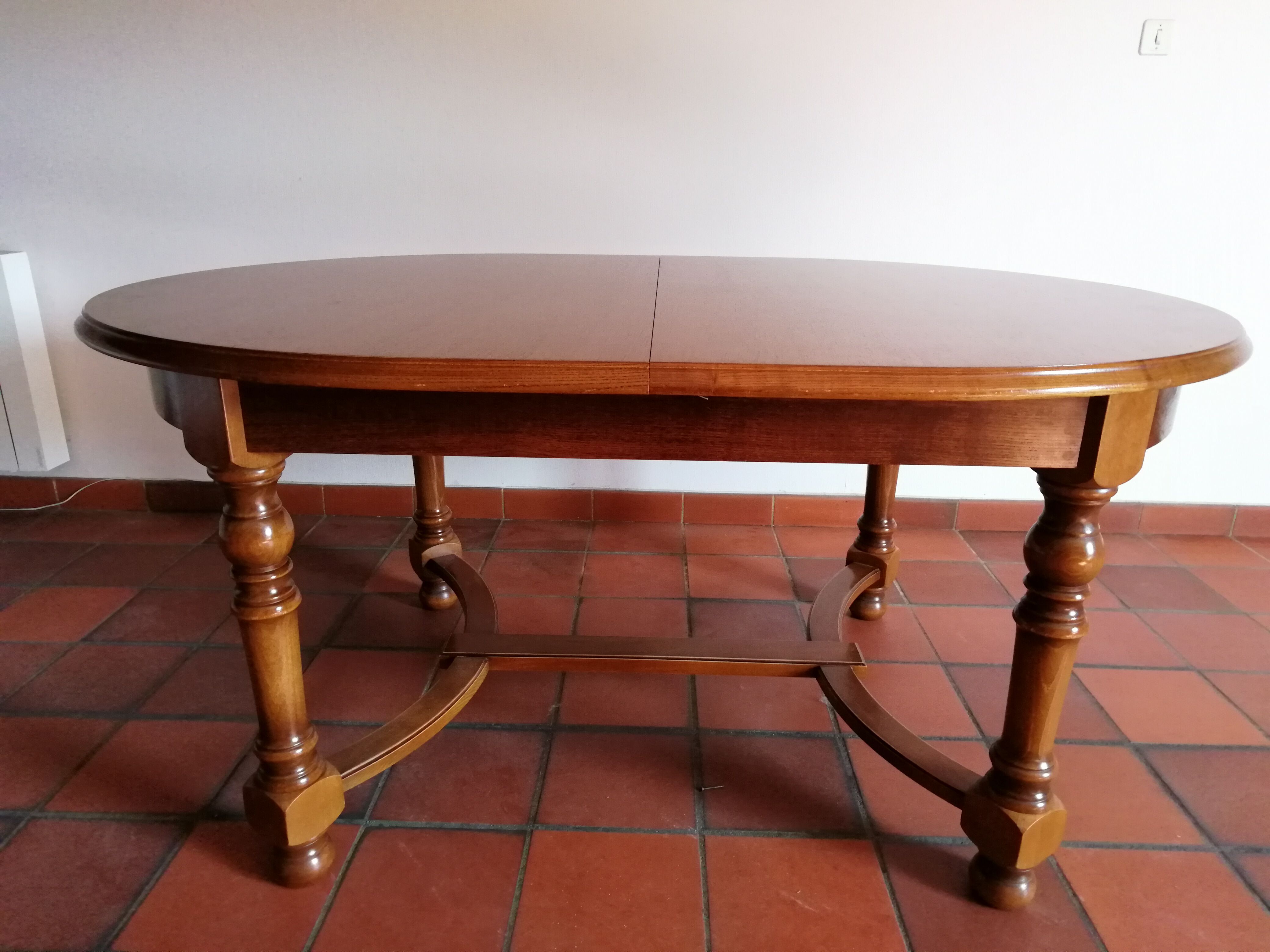 Solid wood dining table