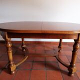 Solid wood dining table