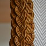 Rattan mirror from the 1960