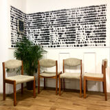 Set of 4 vintage Scandinavian chairs