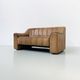 Mid-Century Swiss Cognac Leather DeSede DS-44  Extendable 2-seater Sofa by DeSede 1970s.