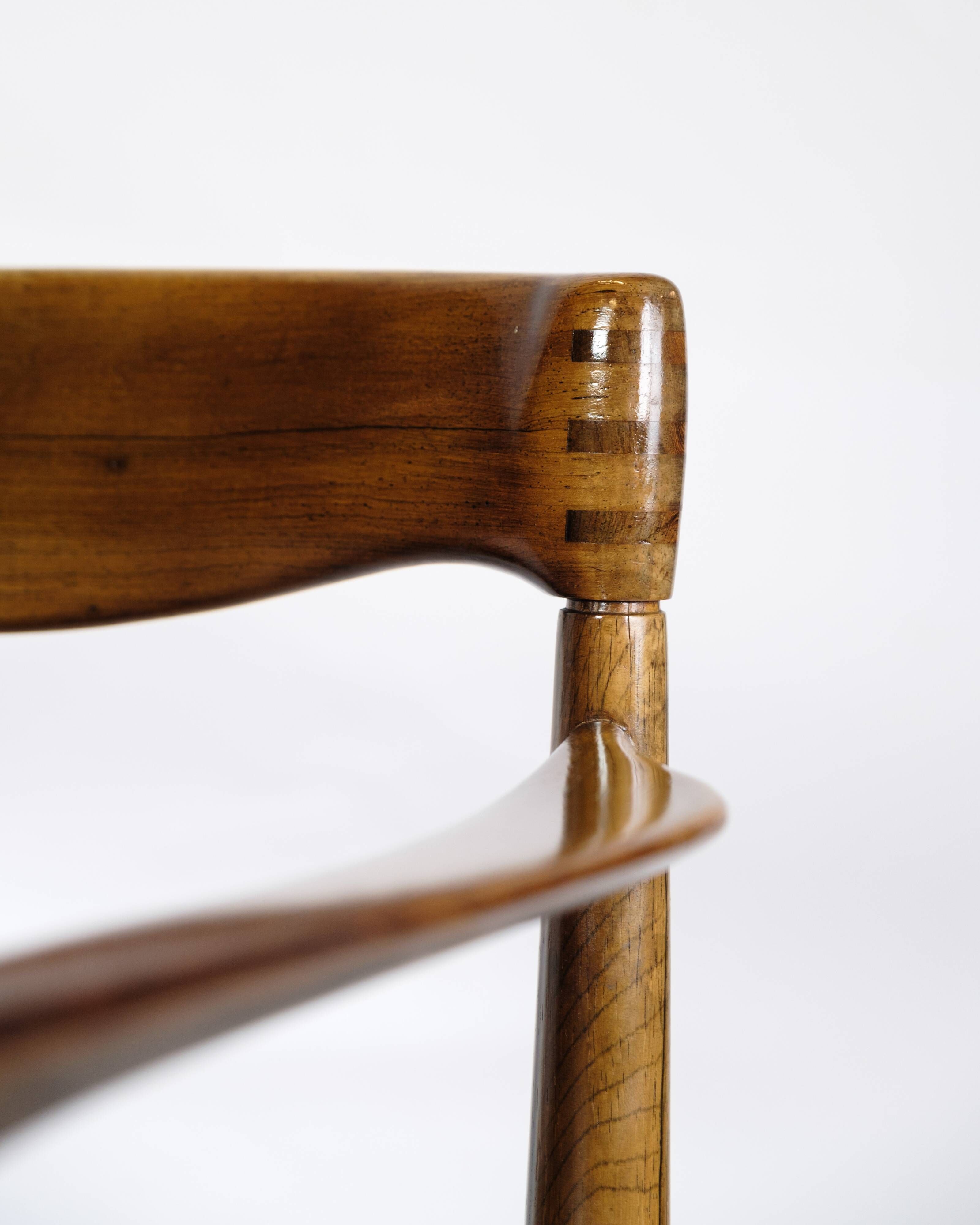Armchair Made In Rosewood By Henry W. Klein Made By Bramin From 1960s