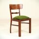 Chaise de bureau vintage vert mother 1930
