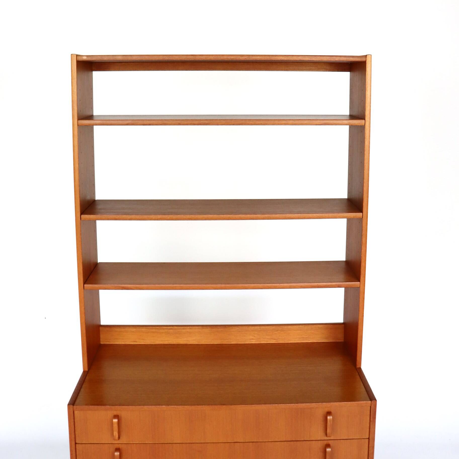 Pair of Scandinavian teak bookcases from the 60s