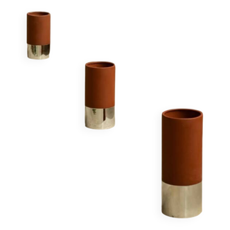 3 vases en terre cuite - Pradier Jeauneau x Monoprix
