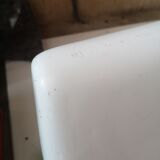 Space age shelf desk in white lay-glass fiber, circa 1970