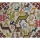 1970s Turkish Handwoven Wool Kilim Flatweave Rug 120x180