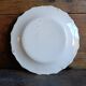 Pair of antique French faience plates, possibly Nevers, 19th century, hand-