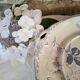 Antique iron earthenware dish