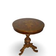 an antique Italian Sorrento occasional table top, from the 19th