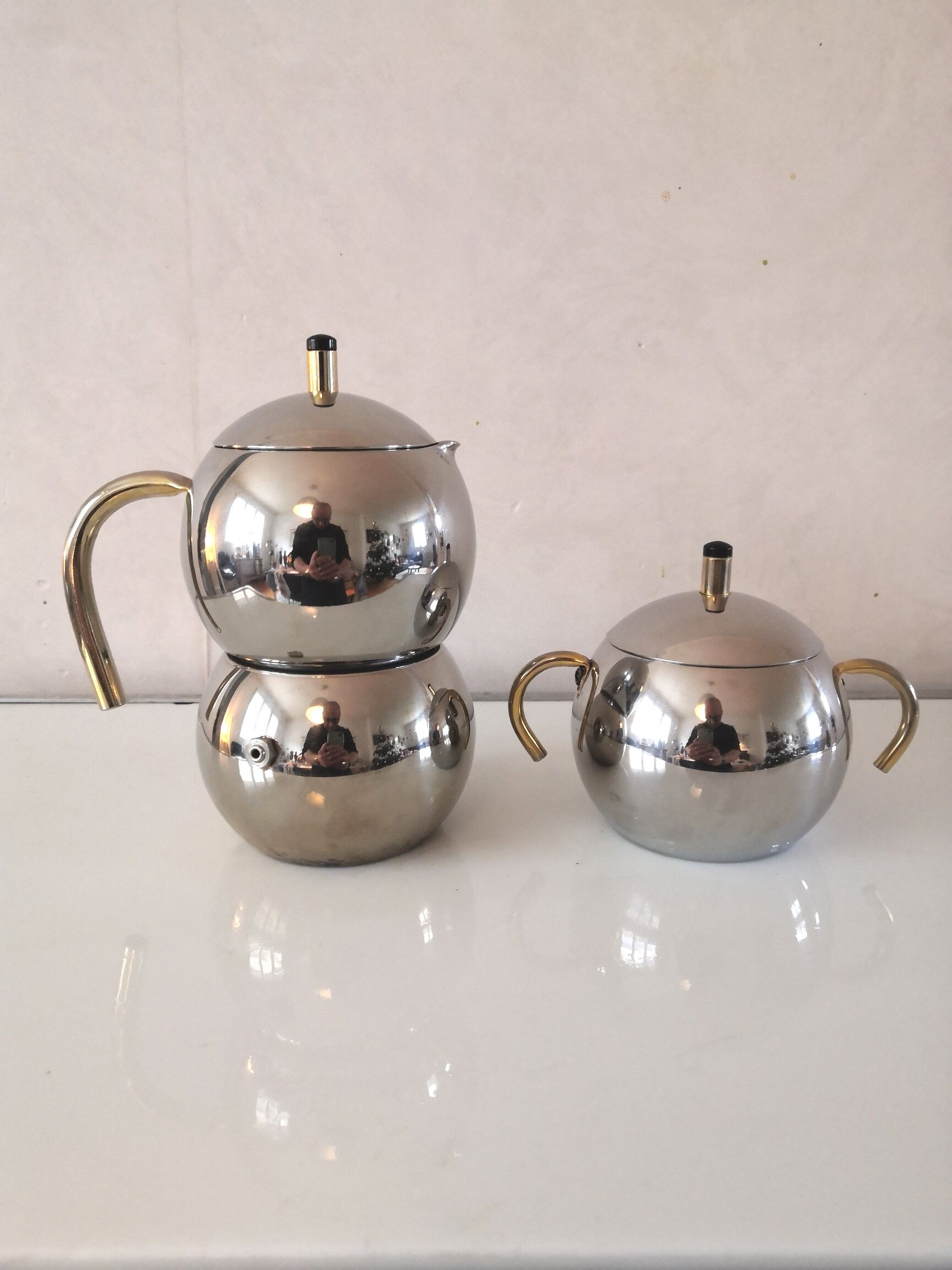 Coffee maker and sugar maker Alfa design Tracanzan Italy