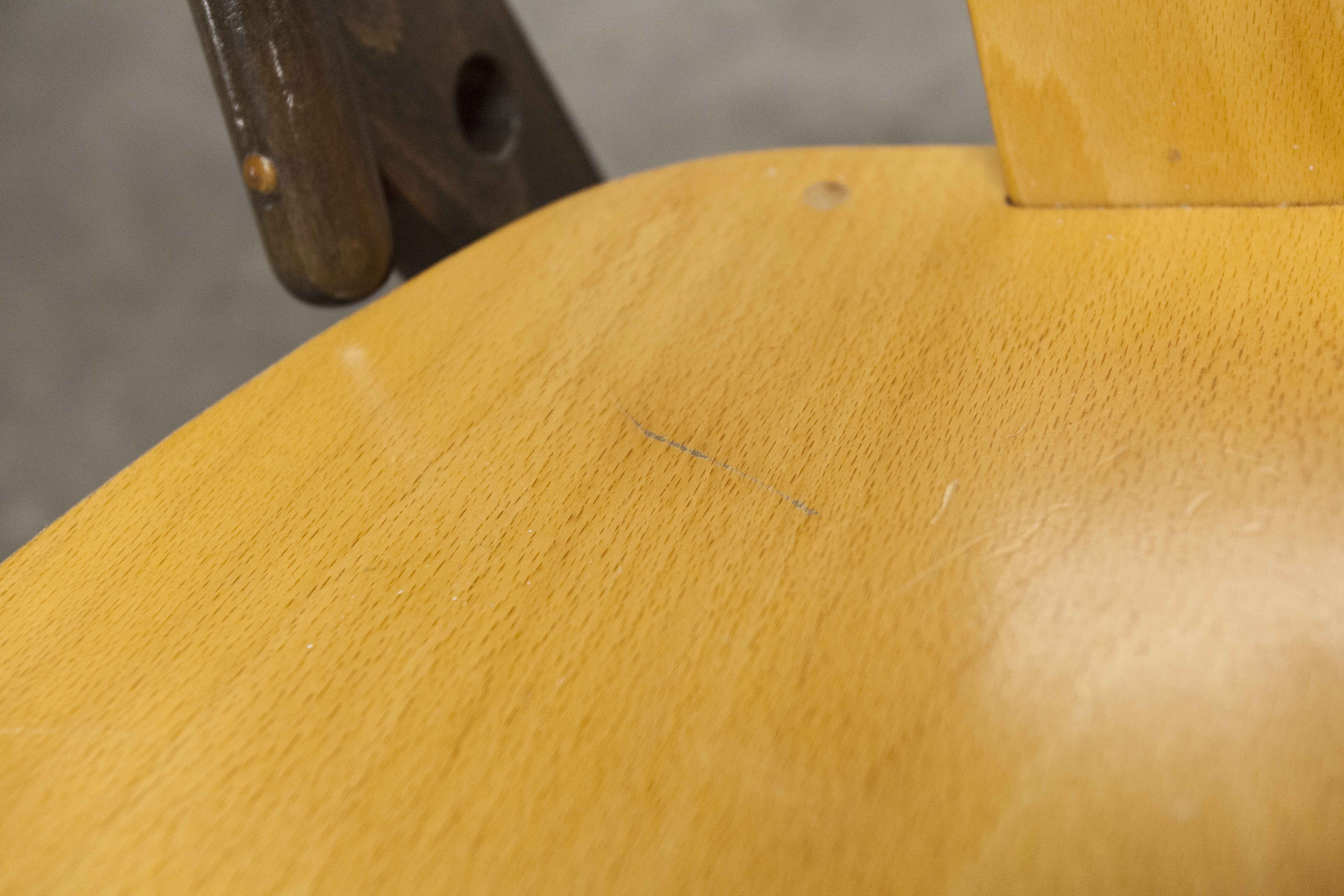 6 Baumann "transit" chairs 1990s