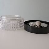 Brutalist wall or ceiling lamp by Niko Belgique 1960