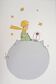 Antoine de Saint-Exupéry : Le Petit Prince observe sa rose - Lithographie