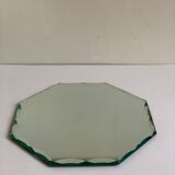 Beveled mirror tray