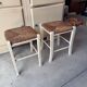 2 tabourets bois anciens
