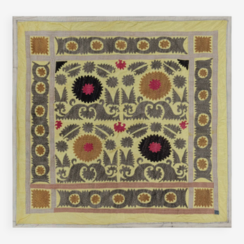 Tapis noué à la main, tapis turc vintage 83x85 cm
